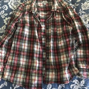 L. L. Bean Flannel Slightly Fitted Large
